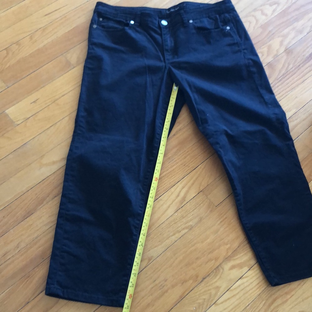 NWT Calvin Klein Black Skinny Jeans Crop 14